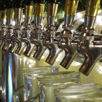 taps with bottles